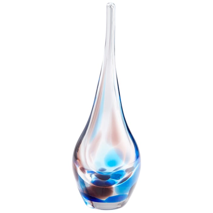 Cyan Design Small Pandora Vase in Amber And Blue Cyan Design Small Pandora Vase in Amber And Blue
