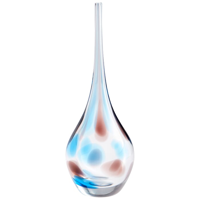 Cyan Design Large Pandora Vase in Amber And Blue Cyan Design Large Pandora Vase in Amber And Blue