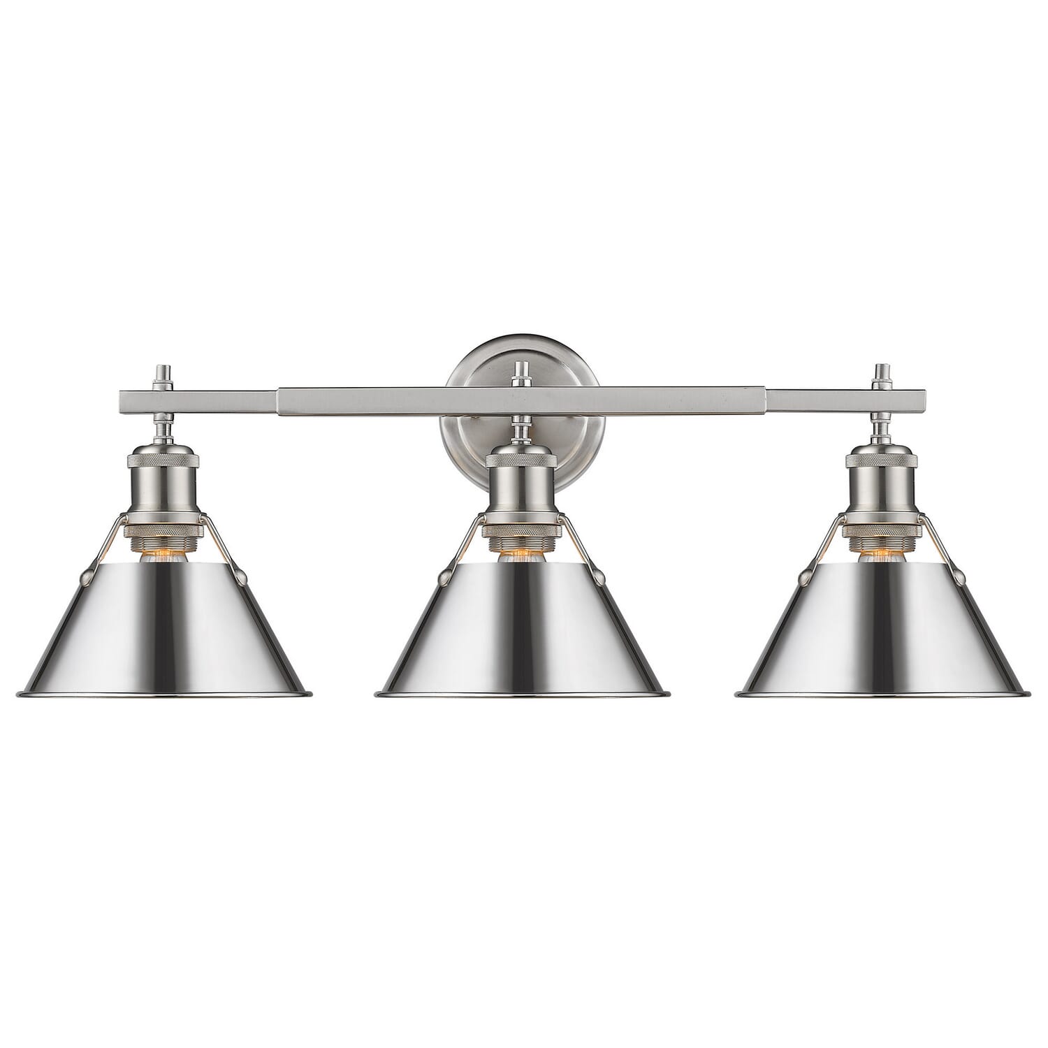 Three Light Bath Vanity by Golden