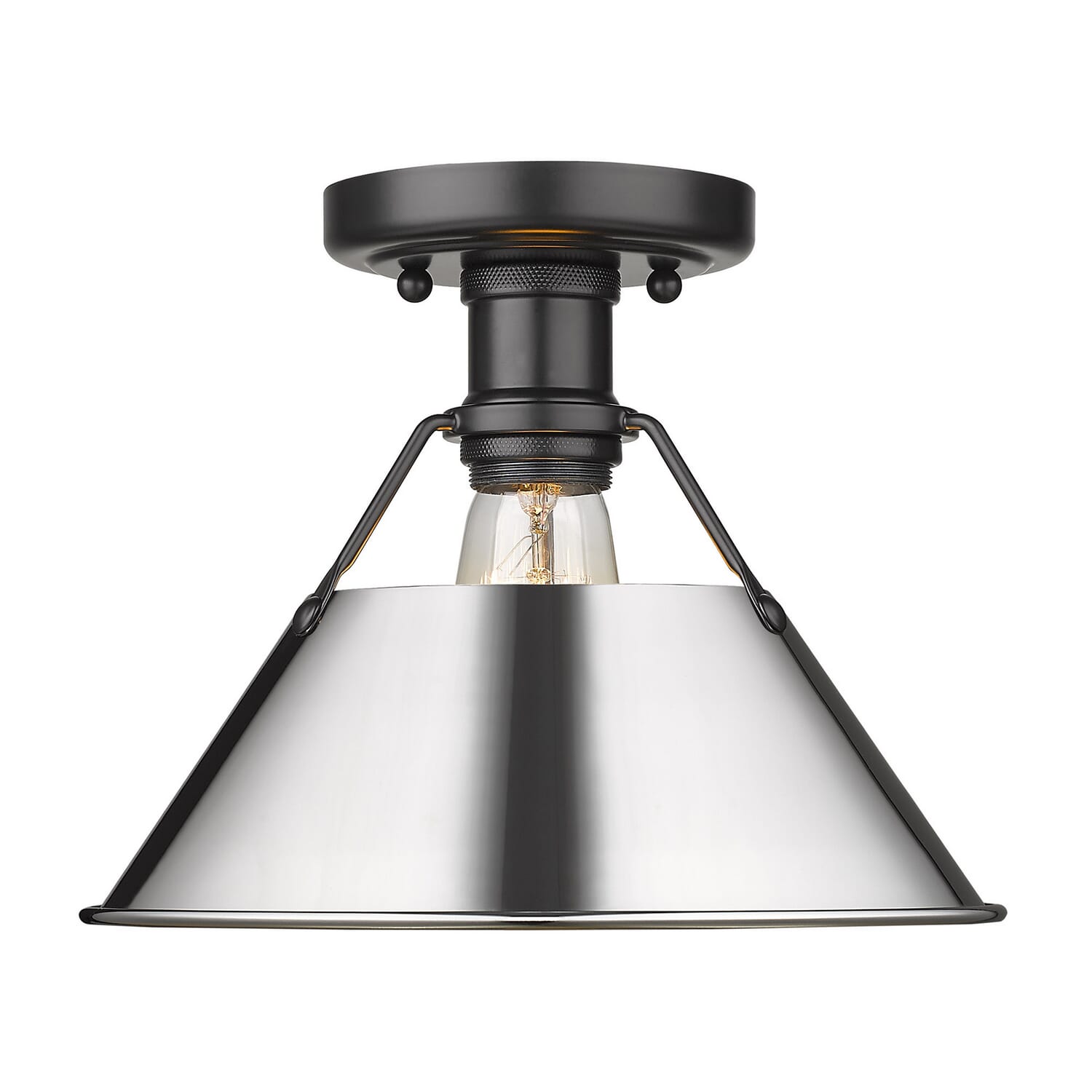 One Light Flush Mount by Golden