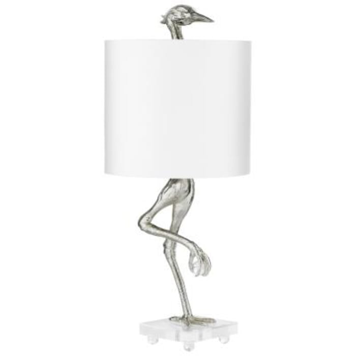 Cyan Design Ibis 35" Table Lamp in Silver Leaf Cyan Design Ibis 35" Table Lamp in Silver Leaf