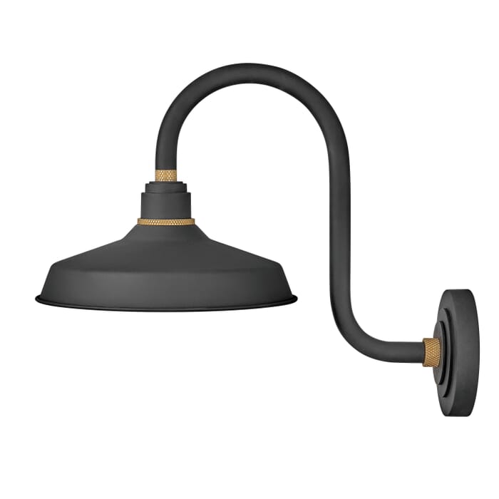 Hinkley Foundry 17" Outdoor Wall Light in Textured Black Hinkley Foundry 17" Outdoor Wall Light in Textured Black