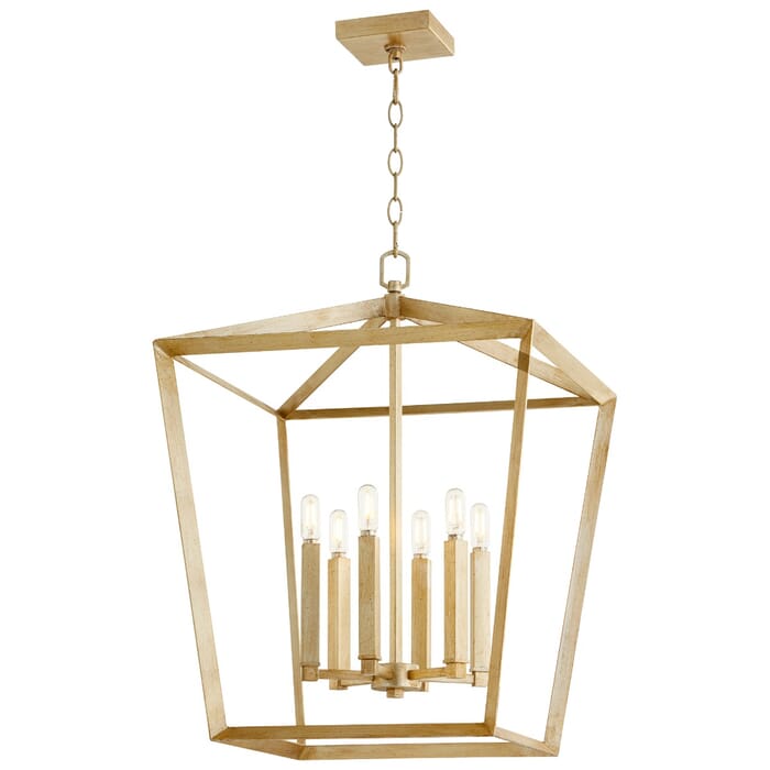 Cyan Design Hyperion 6-Light Foyer Chandelier in Aged Silver Leaf Cyan Design Hyperion 6-Light Foyer Chandelier in Aged Silver Leaf