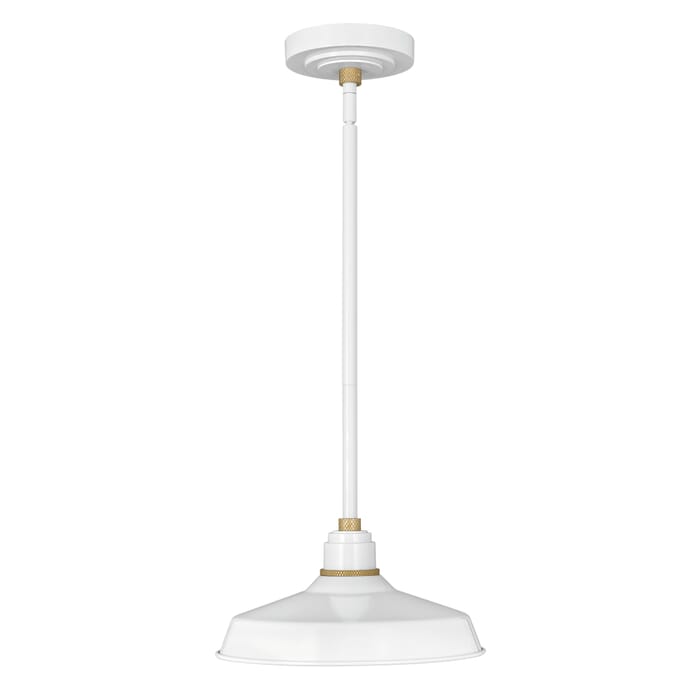 Hinkley Foundry Outdoor Hanging Light in Gloss White Hinkley Foundry Outdoor Hanging Light in Gloss White