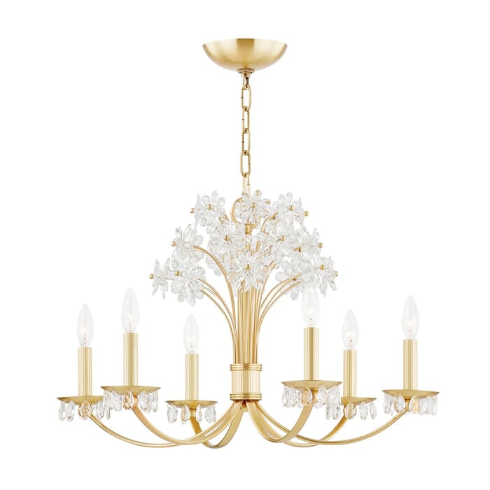 Six Light Chandelier by Hudson Valley Six Light Chandelier by Hudson Valley