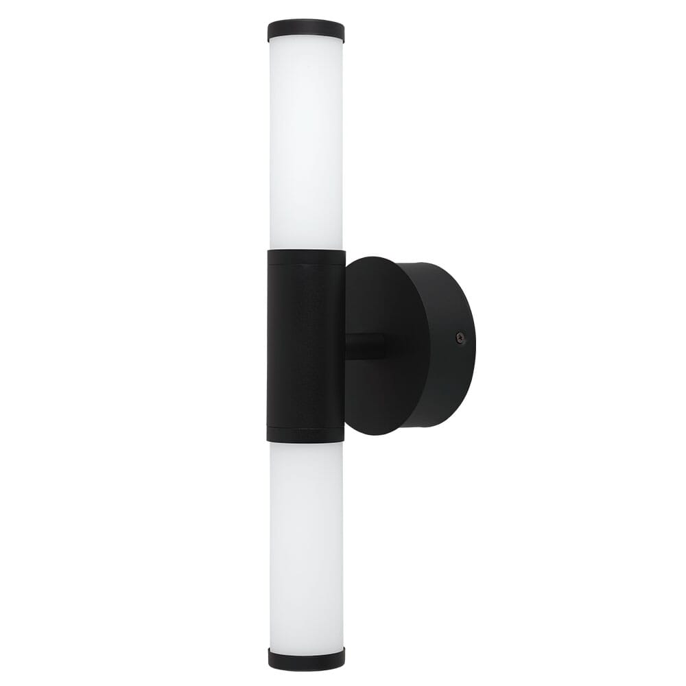 Palmera 1 2-Light LED Vanity Light in Matte Black