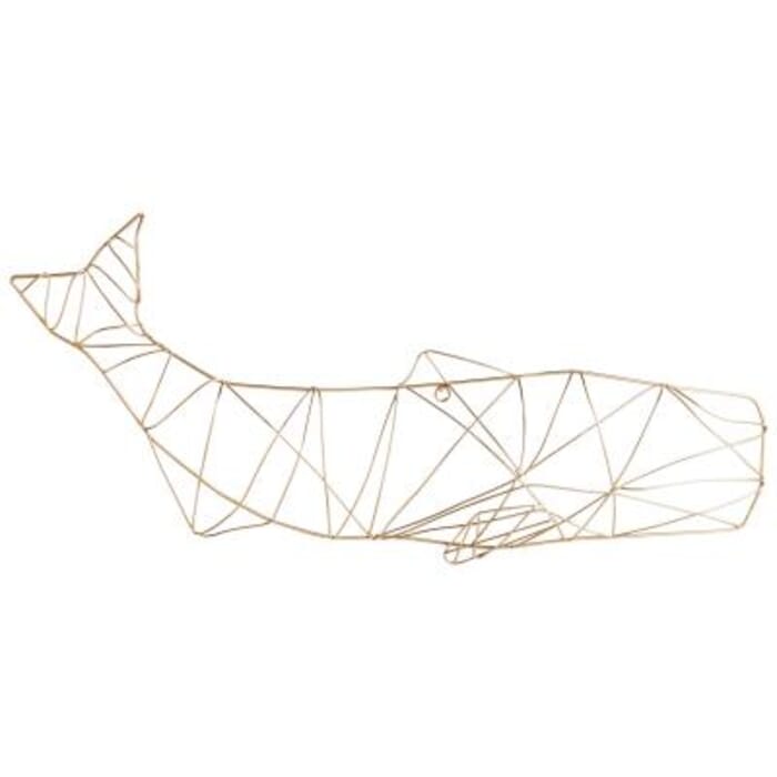 Cyan Design Humpback Wall Art in Gold Cyan Design Humpback Wall Art in Gold