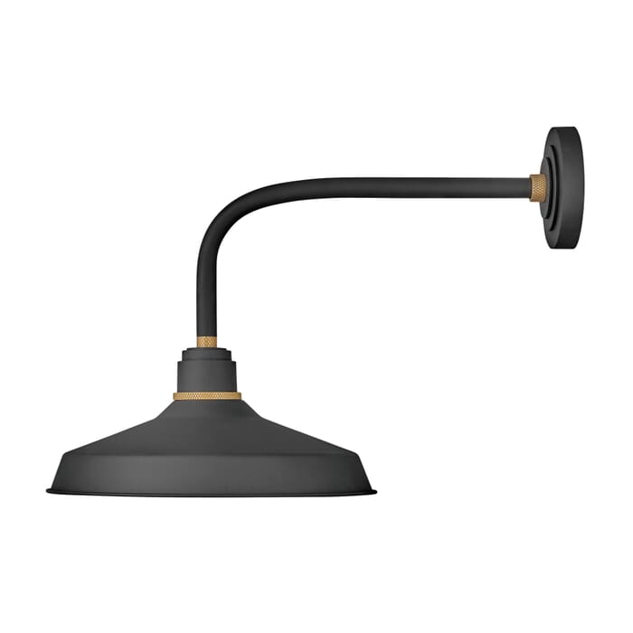 Hinkley Foundry 18" Outdoor Wall Light in Textured Black Hinkley Foundry 18" Outdoor Wall Light in Textured Black
