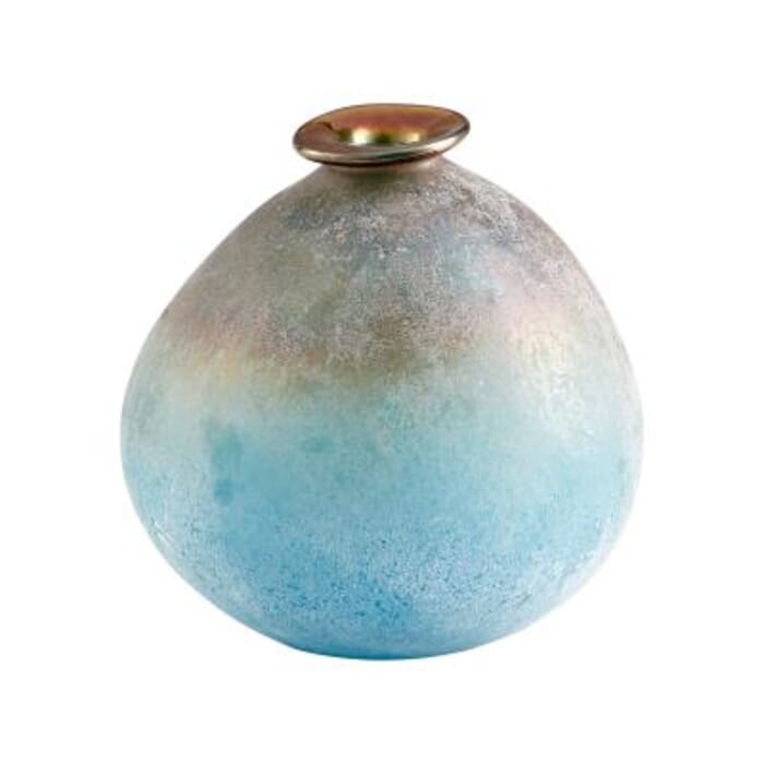 Cyan Design Sea Of Dreams Vase in Turquoise And Scavo Cyan Design Sea Of Dreams Vase in Turquoise And Scavo