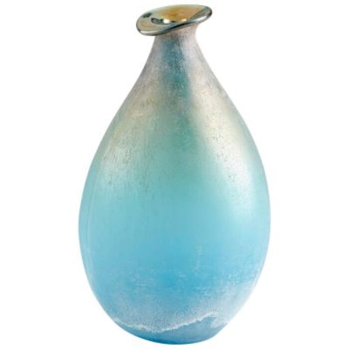 Cyan Design Sea Of Dreams Vase in Turquoise And Scavo Cyan Design Sea Of Dreams Vase in Turquoise And Scavo