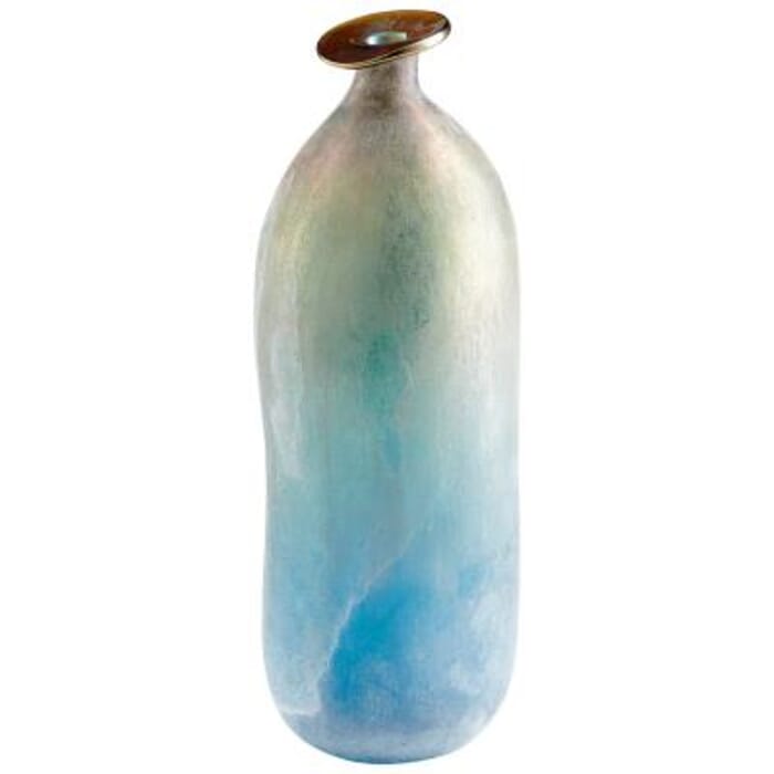 Cyan Design Sea Of Dreams Vase in Turquoise And Scavo Cyan Design Sea Of Dreams Vase in Turquoise And Scavo