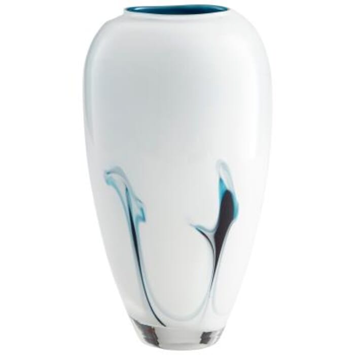 Cyan Design Deep Sky Vase in Blue And White Cyan Design Deep Sky Vase in Blue And White