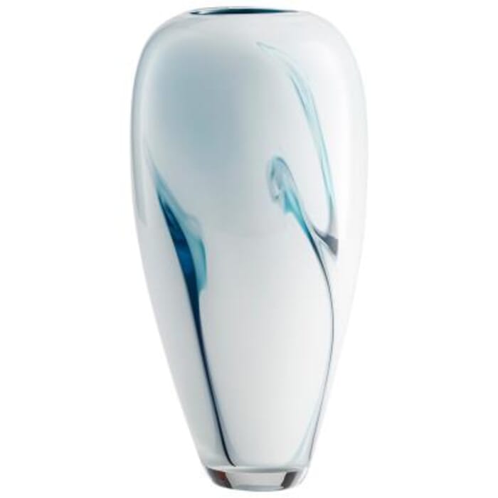 Cyan Design Deep Sky Vase in Blue And White Cyan Design Deep Sky Vase in Blue And White