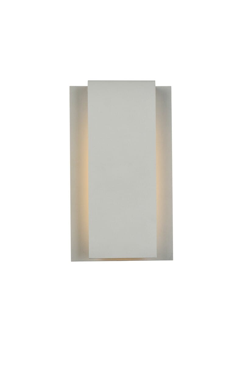 Raine LED Outdoor Wall Lamp in Silver
