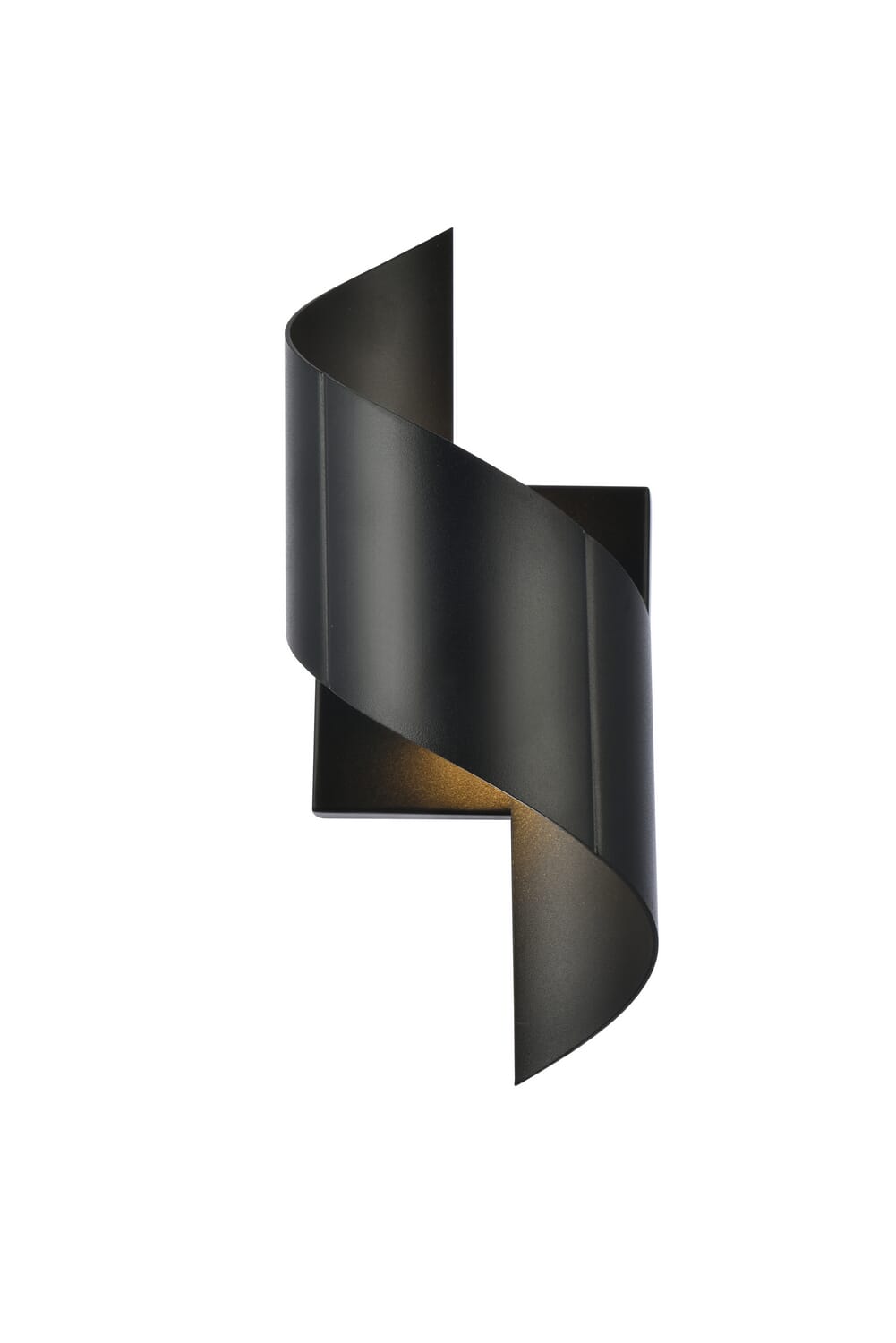 Raine LED Outdoor Wall Lamp in black