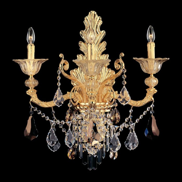 Allegri Mendelssohn 3-Light 23" Wall Sconce in Two Tone Gold - 24K Allegri Mendelssohn 3-Light 23" Wall Sconce in Two Tone Gold - 24K