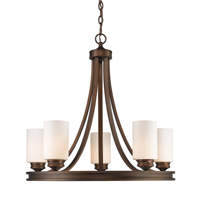 Golden Hidalgo 5-Light Chandelier in Sovereign Bronze Golden Hidalgo 5-Light Chandelier in Sovereign Bronze