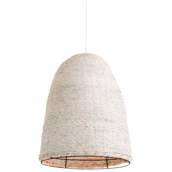 Cyan Design Dedal Seagrass Natural Pendant Light in White Cyan Design Dedal Seagrass Natural Pendant Light in White