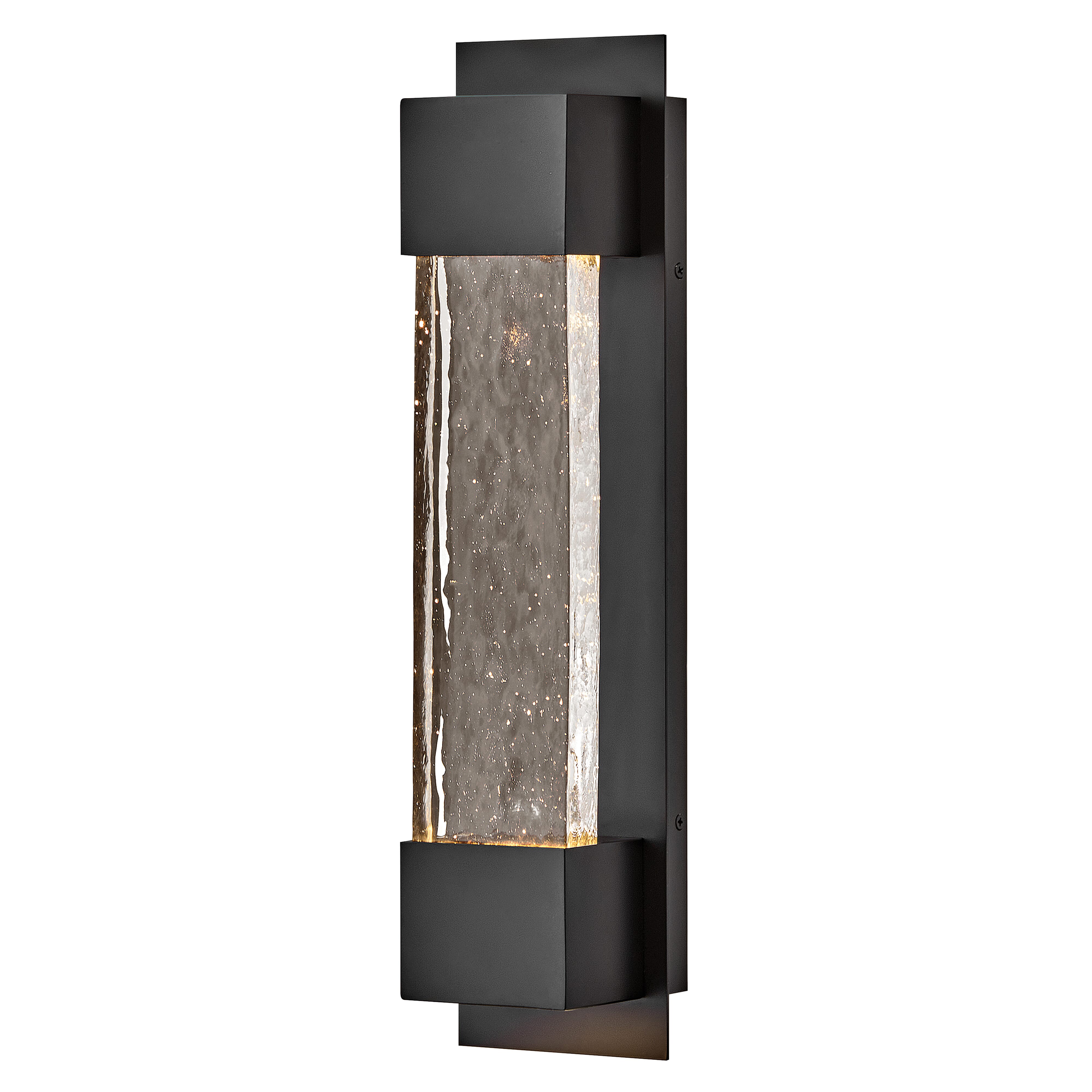 Black LED Outdoor Wall Mount from the Rune Collection
