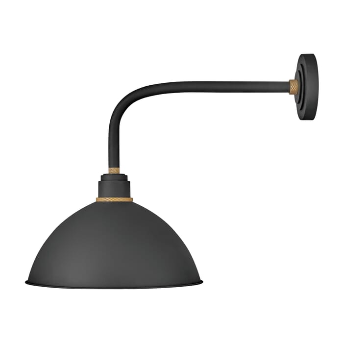Hinkley Foundry 21" Outdoor Wall Light in Textured Black Hinkley Foundry 21" Outdoor Wall Light in Textured Black