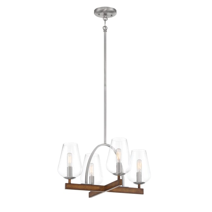 Minka Lavery Birnamwood 4-Light Ceiling Light in Koa Wood With Pewter Minka Lavery Birnamwood 4-Light Ceiling Light in Koa Wood With Pewter