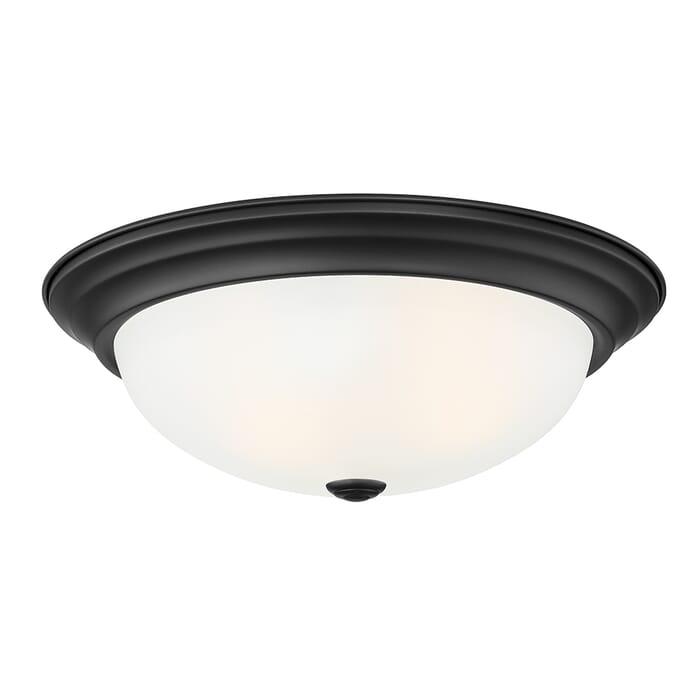 Decorative Flushmount 3-Light Flushmount in Matte Black Decorative Flushmount 3-Light Flushmount in Matte Black