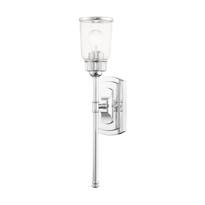 Lawrenceville 1-Light Wall Sconce in Polished Chrome Lawrenceville 1-Light Wall Sconce in Polished Chrome