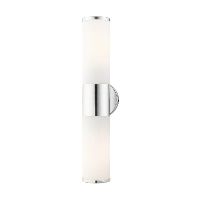 Lindale 2-Light Bathroom Vanity Light in Polished Chrome Lindale 2-Light Bathroom Vanity Light in Polished Chrome
