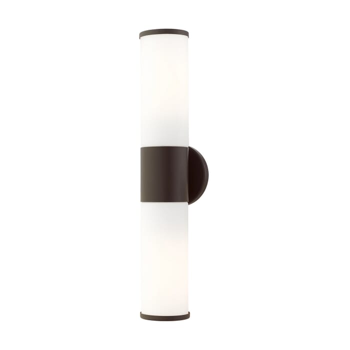 Lindale 2-Light Bathroom Vanity Light in Bronze Lindale 2-Light Bathroom Vanity Light in Bronze