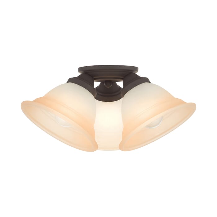Wynnewood 3-Light Flush Mount in Bronze Wynnewood 3-Light Flush Mount in Bronze