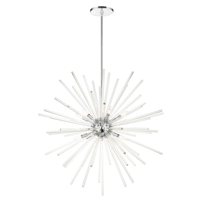 Utopia 12-Light Foyer Pendant in Polished Chrome Utopia 12-Light Foyer Pendant in Polished Chrome
