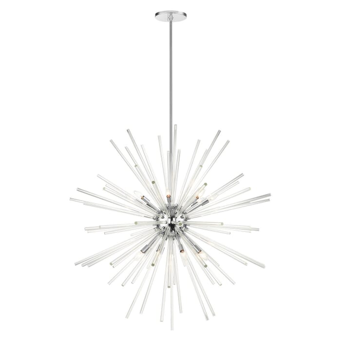 Utopia 16-Light Foyer Pendant in Polished Chrome Utopia 16-Light Foyer Pendant in Polished Chrome