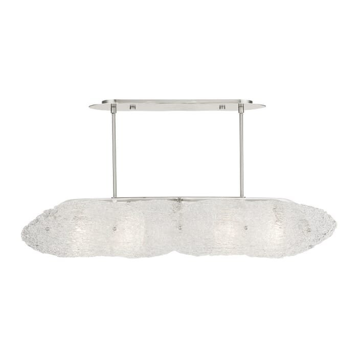 Belvidere 5-Light Linear Chandelier in Brushed Nickel Belvidere 5-Light Linear Chandelier in Brushed Nickel