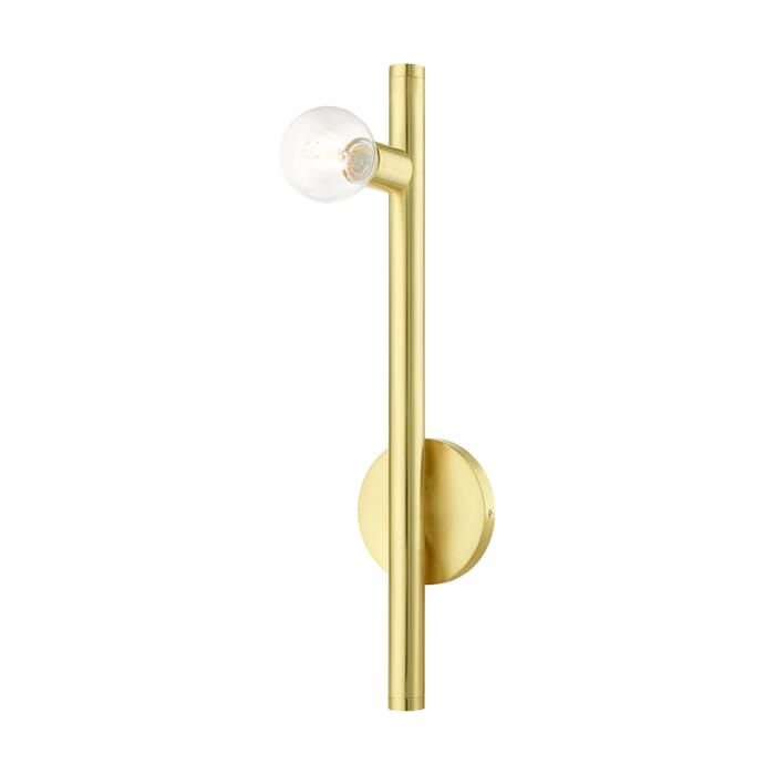 Bannister 1-Light Wall Sconce in Satin Brass Bannister 1-Light Wall Sconce in Satin Brass
