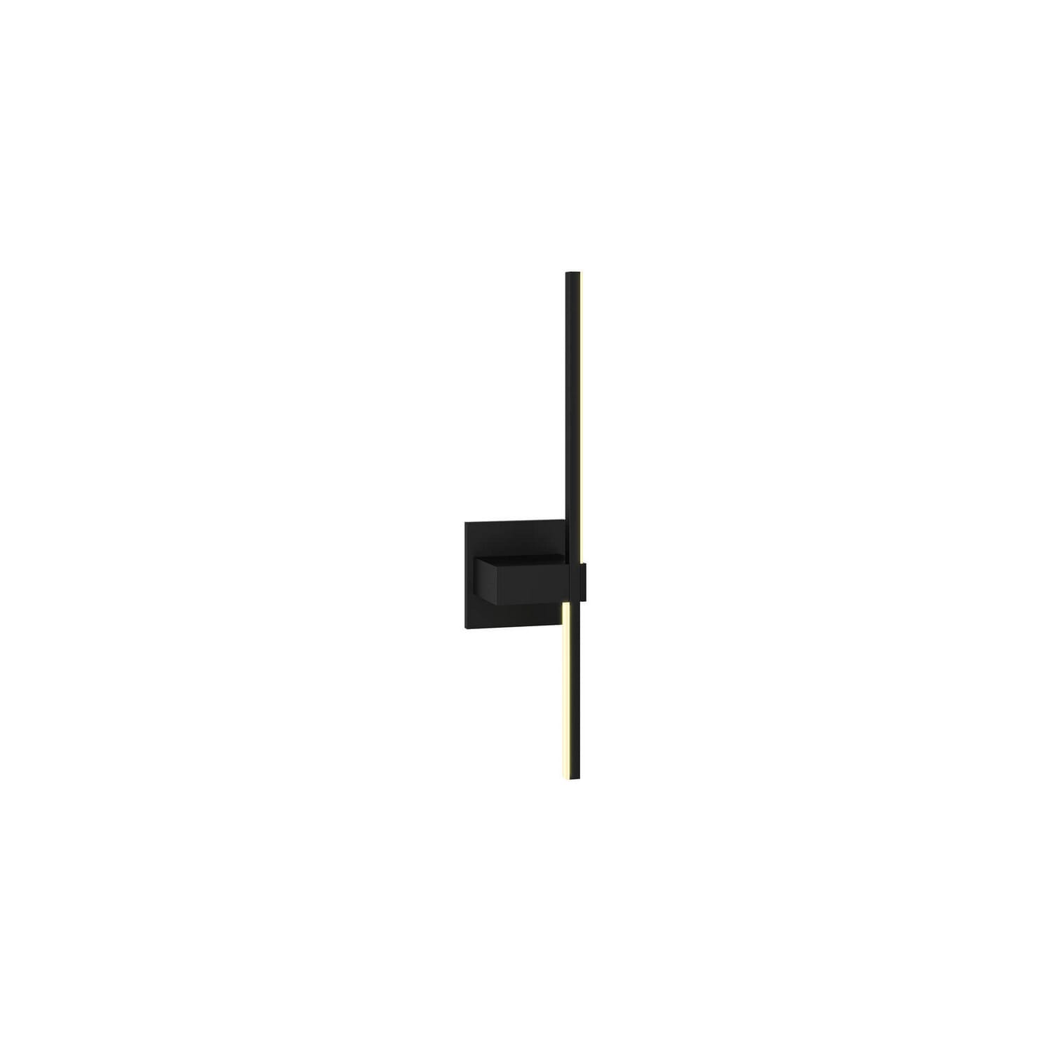 1-Light LED Wall Sconce in Black