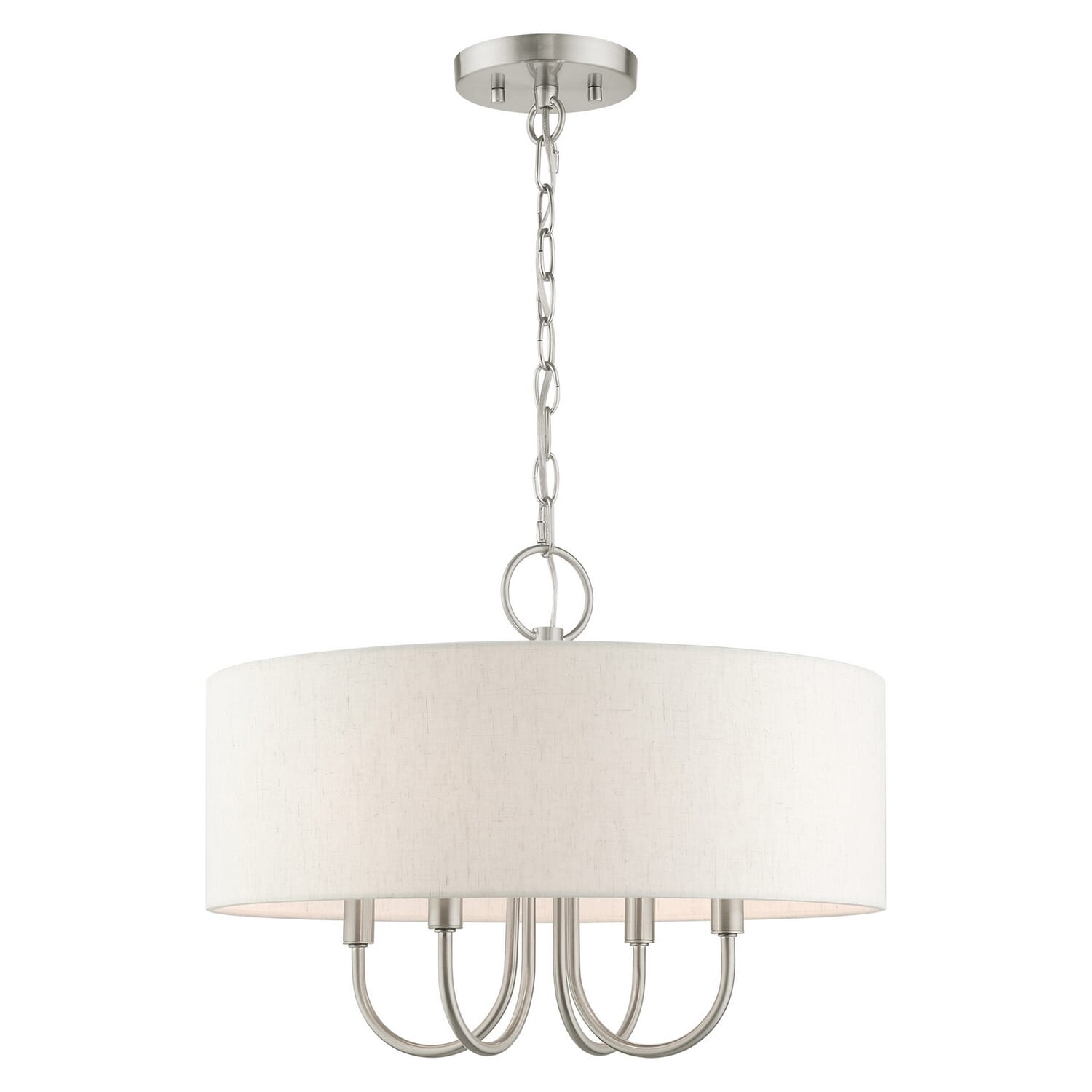 Blossom 4-Light Chandelier in Brushed Nickel