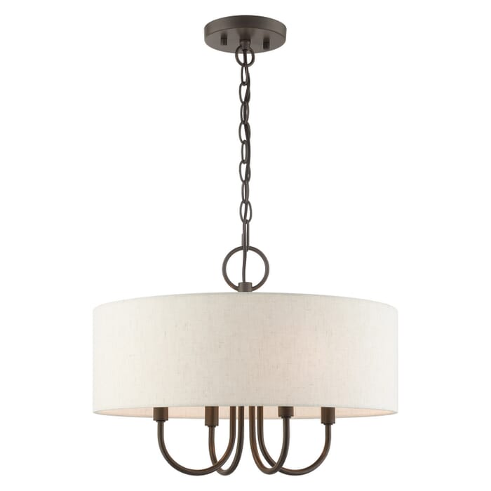 Blossom 4-Light Chandelier in English Bronze Blossom 4-Light Chandelier in English Bronze