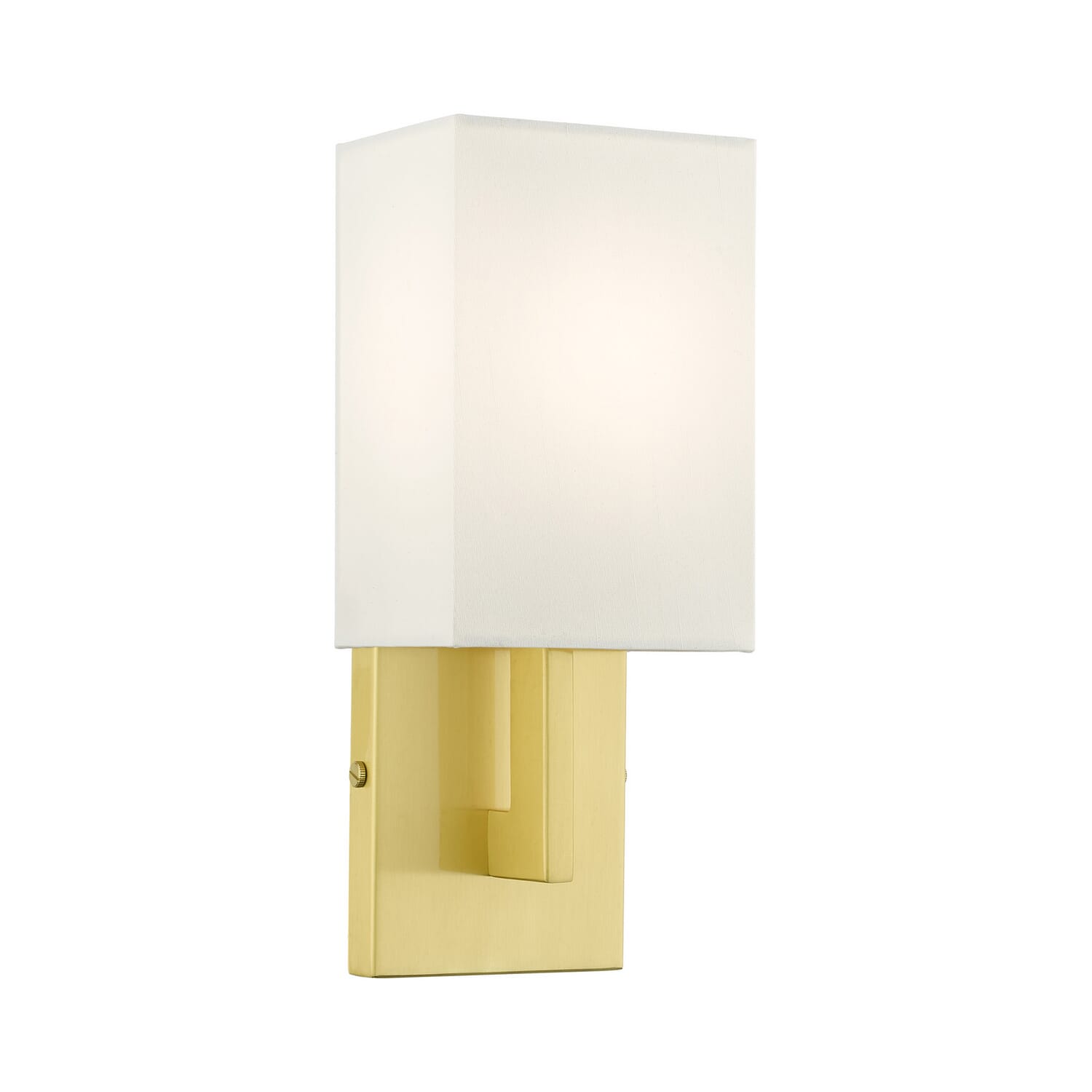 ADA Wall Sconces 1-Light Wall Sconce in Satin Brass