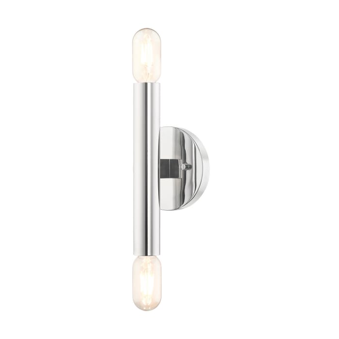 Copenhagen 2-Light Wall Sconce in Polished Chrome Copenhagen 2-Light Wall Sconce in Polished Chrome