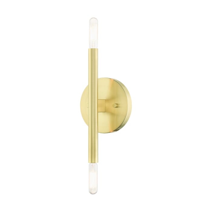 Copenhagen 2-Light Wall Sconce in Satin Brass Copenhagen 2-Light Wall Sconce in Satin Brass