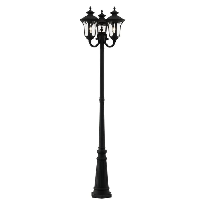 Three Light Outdoor Post Mount Three Light Outdoor Post Mount