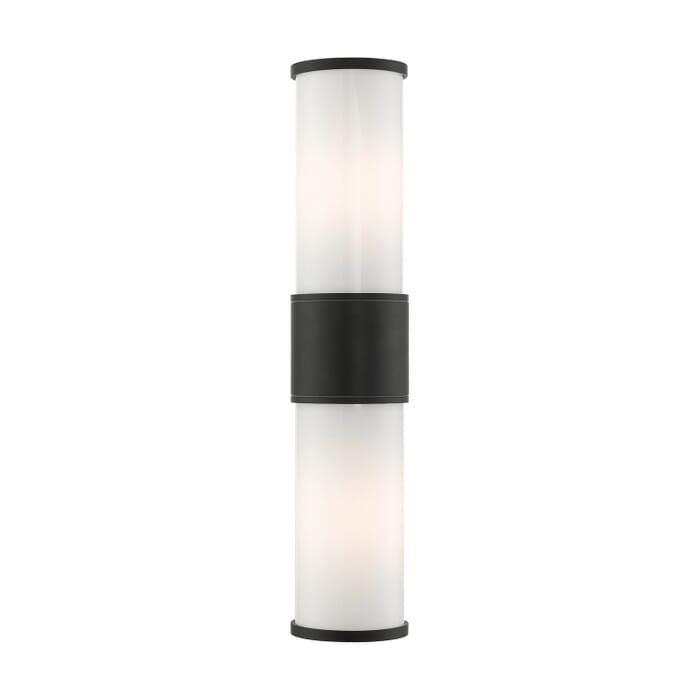 Norfolk 2-Light Outdoor Wall Lantern in Textured Black Norfolk 2-Light Outdoor Wall Lantern in Textured Black