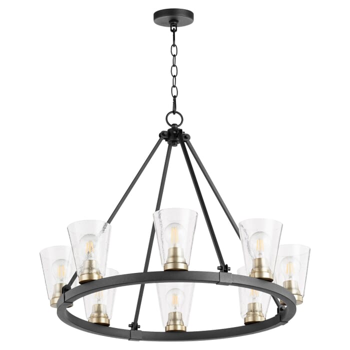Eight Light Chandelier by Quorum Eight Light Chandelier by Quorum