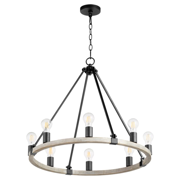 Eight Light Chandelier by Quorum Eight Light Chandelier by Quorum