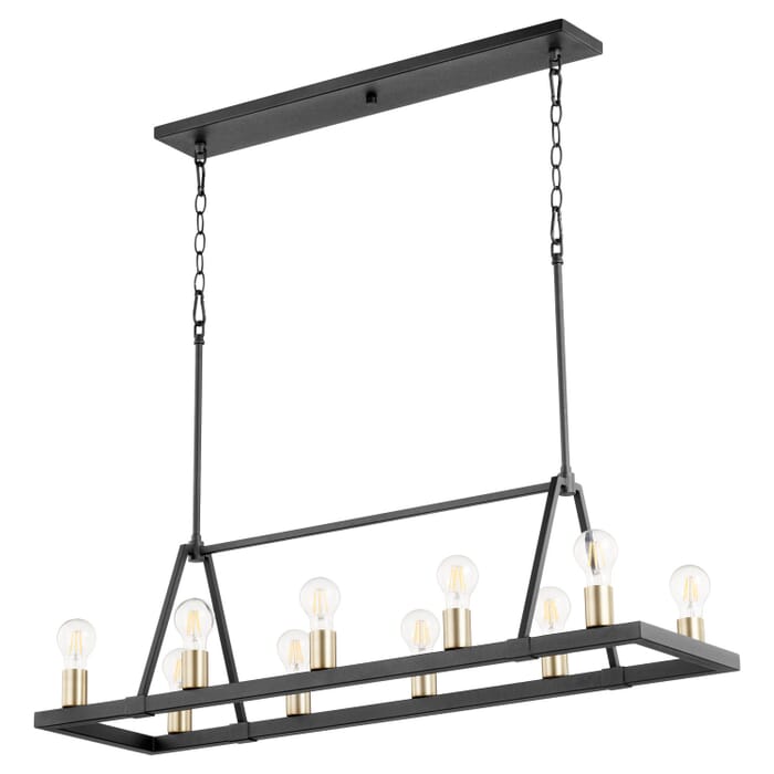 Ten Light Chandelier by Quorum Ten Light Chandelier by Quorum
