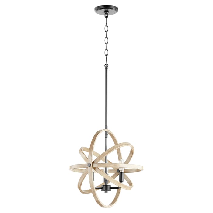 Three Light Pendant by Quorum Three Light Pendant by Quorum