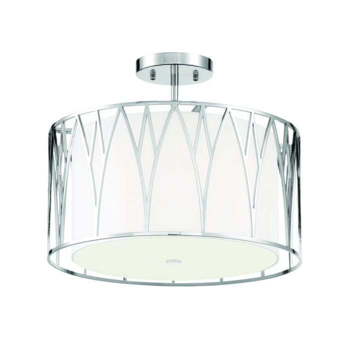 Minka Lavery Regal Terrace Ceiling Light in Polished Nickel Minka Lavery Regal Terrace Ceiling Light in Polished Nickel