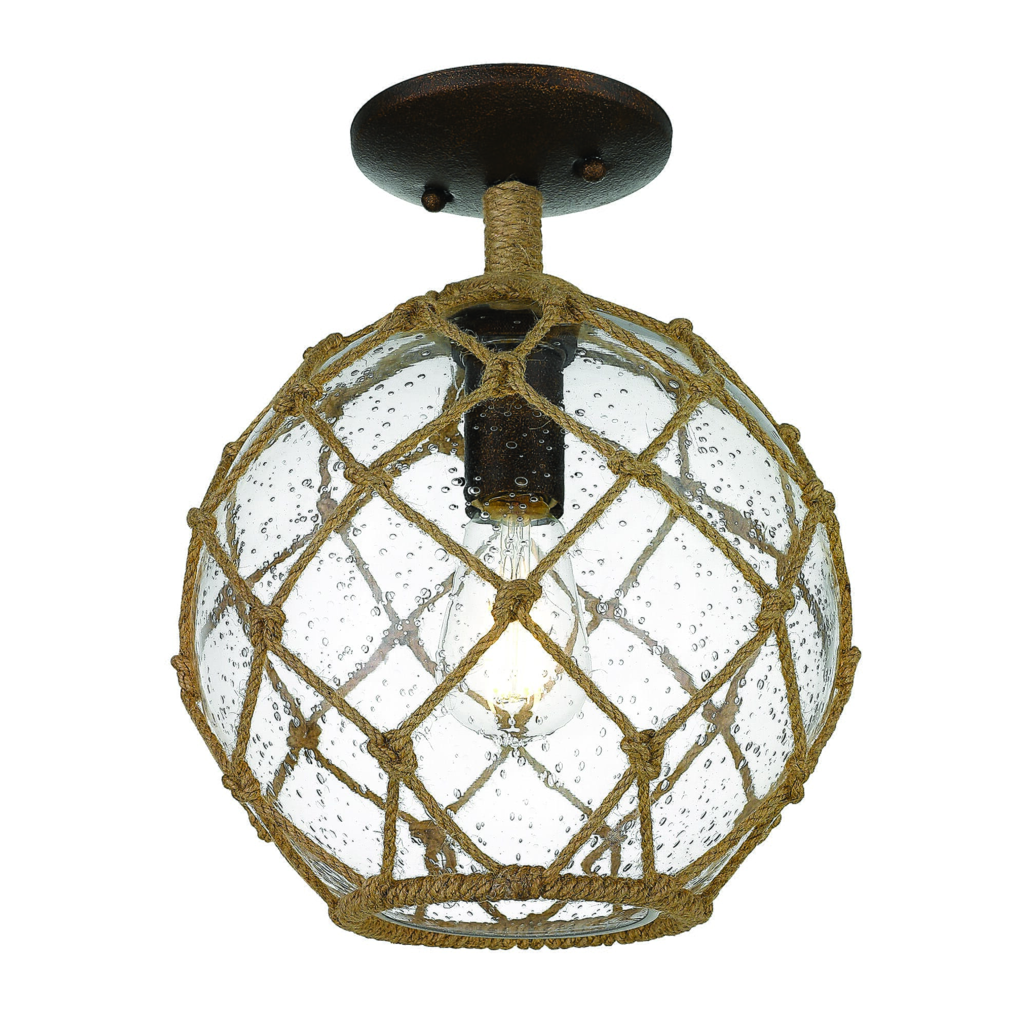 Golden Haddoc Ceiling Light in Burnished Chestnut