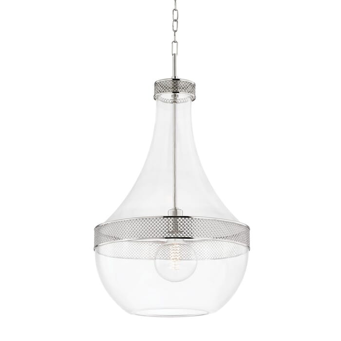 One Light Pendant by Hudson Valley One Light Pendant by Hudson Valley