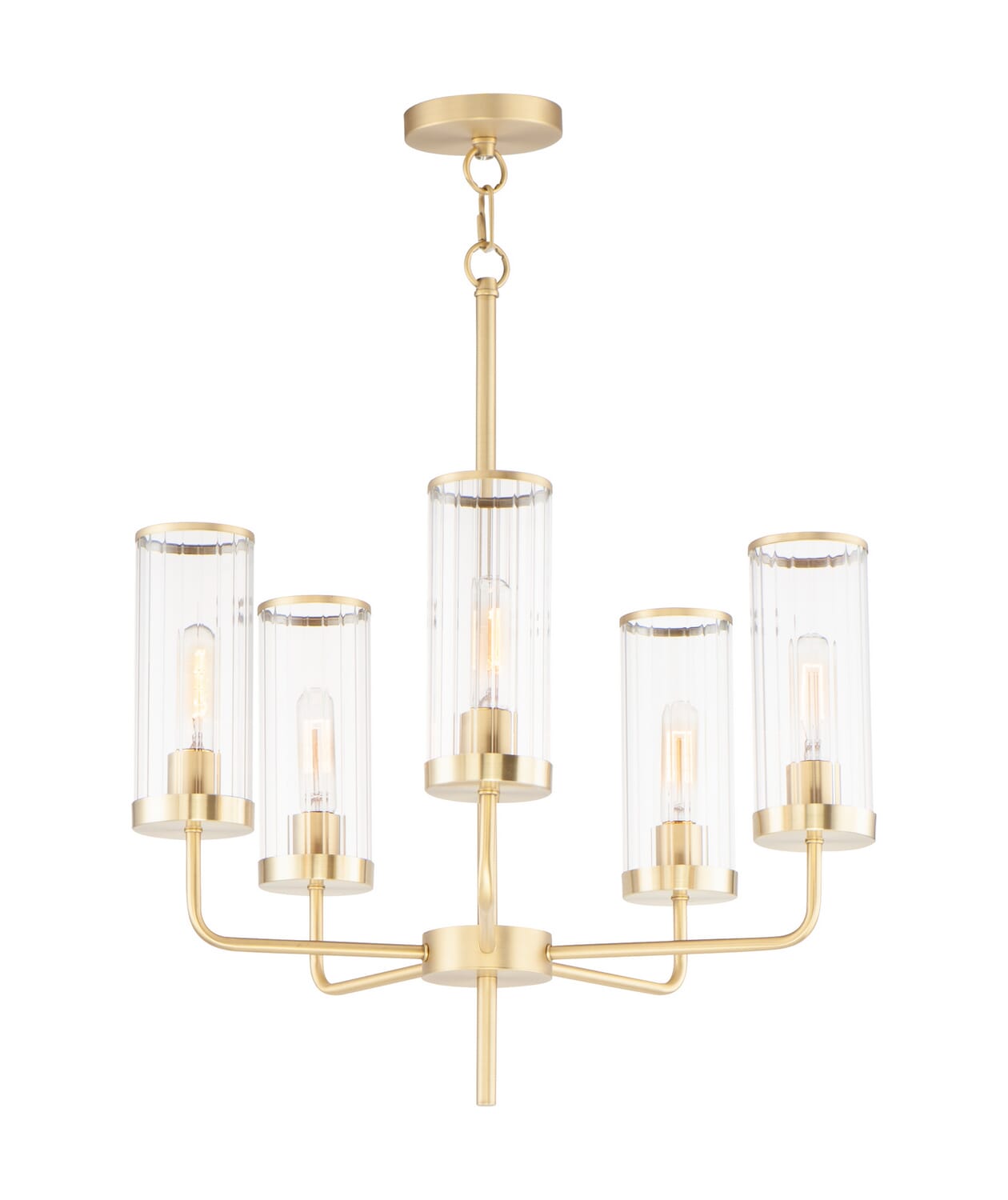 Crosby 5-Light Chandelier in Satin Brass